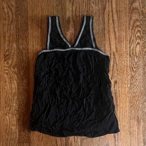 Cutest Tank W’ Embroidered Straps